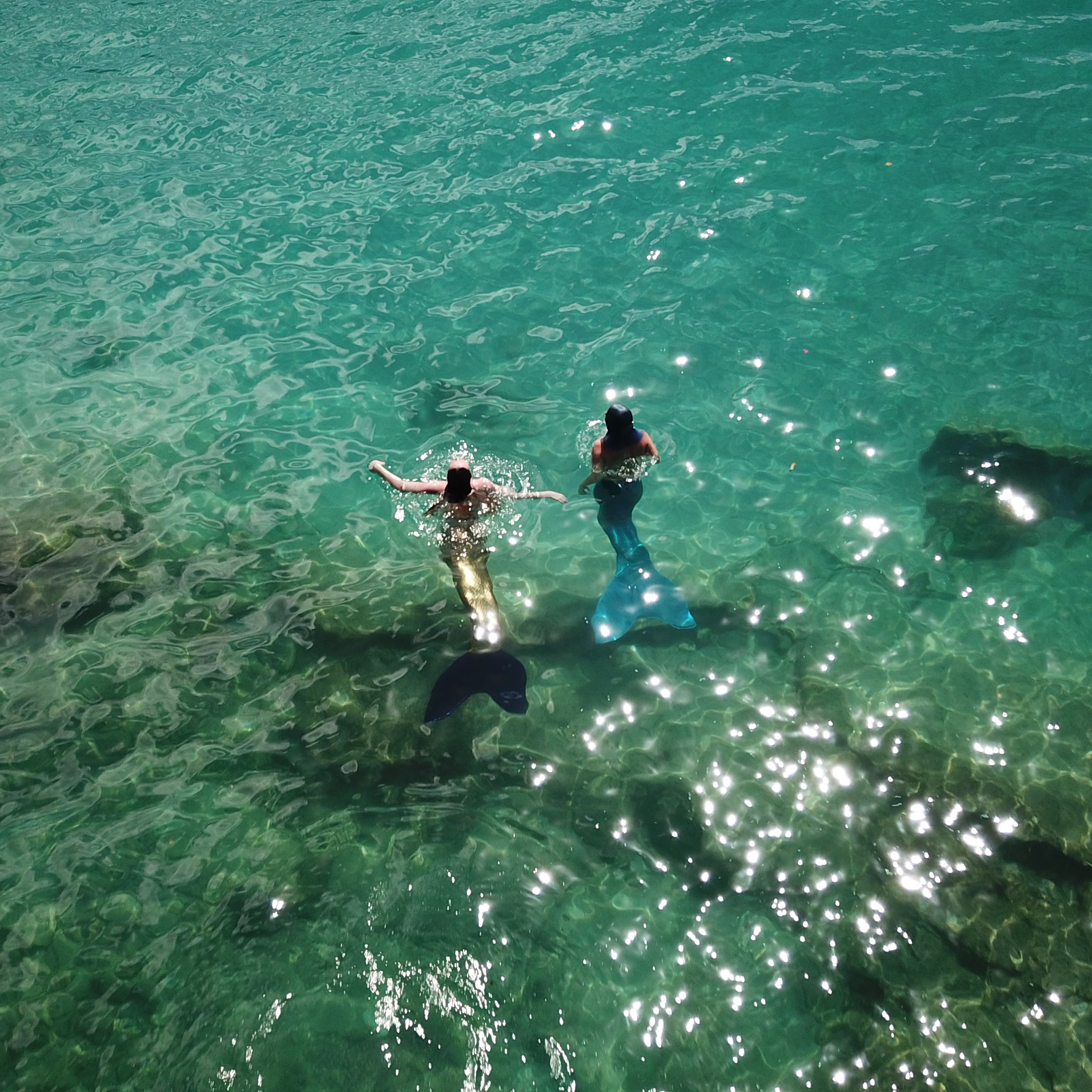 Glistening Barbadian sea